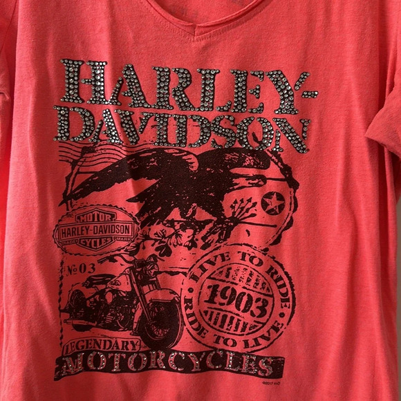 Women’s Harley Davidson T-shirt, Chicago - Picture 2 of 4